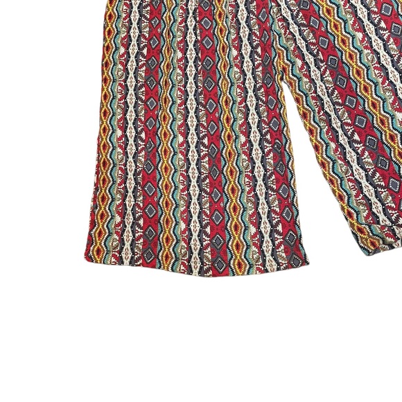 Refka modesty long sleeve wide leg abstract print flowing modest jumpsuit size42 - Picture 9 of 11